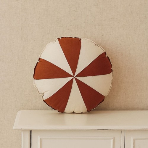PATCHWORK KISSEN KARAMELL ZIRKUS