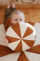 PATCHWORK KISSEN KARAMELL ZIRKUS