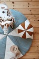 PATCHWORK KISSEN KARAMELL ZIRKUS