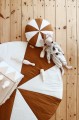 PATCHWORK KISSEN KARAMELL ZIRKUS