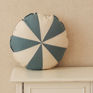 MOI MILI - PATCHWORK KISSEN BLAU ZIRKUS