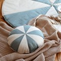 PATCHWORK KISSEN BLAU ZIRKUS