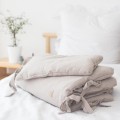 LEINEN BABYBETTWÄSCHE 100X135 CM BEIGE