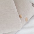 LEINEN BABYBETTWÄSCHE 100X135 CM BEIGE