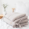 LEINEN BABYBETTWÄSCHE 100X135 CM BEIGE