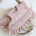Leinen-Schlafsack mit Rüschen