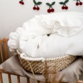 Babybettwäsche mit Rüschen für Säuglinge