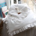 Leinen Babybettwäsche mit Rüschen