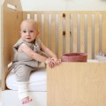 LEINEN SCHLAFSACK MIT BEINEN FÜR KLEINKINDER PUDERROSA