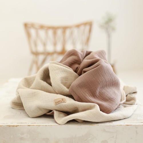 Musselin-Babydecke