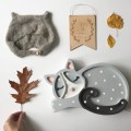 LAMPE KATZE GRAU