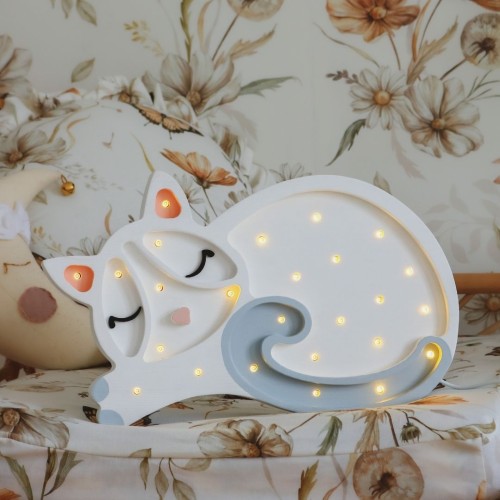 KITTEN LAMP WEISS