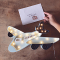 LAMPE Flugzeug BLAU
