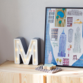 Lampe Buchstabe