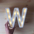 Lampe Buchstabe