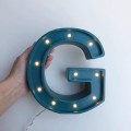 Lampe Buchstabe
