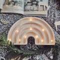 Mini Lampe Regenbogen holz