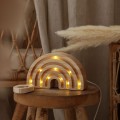 Mini Lampe Regenbogen holz