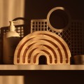 Mini Lampe Regenbogen holz