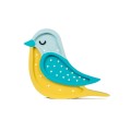 LAMPE VOGEL Türkis Gelb
