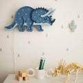 LAMPE DINO TRICERATOPS JURRASIC MARINEBLAU