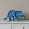 LAMPE DINO TRICERATOPS JURRASIC MARINEBLAU