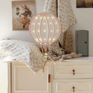 LITTLE LIGHTS - LAMPE HEIßLUFTBALLON  LAMP PUDERROSA