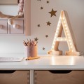 Lampe Buchstabe
