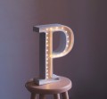 Lampe Buchstabe