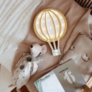 LITTLE LIGHTS - LAMPE HEIßLUFTBALLON HELLES SENFGELB