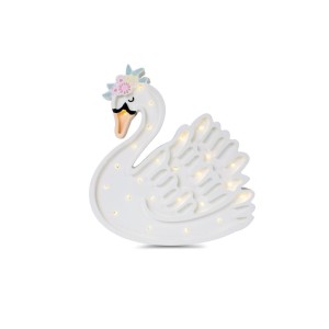 LITTLE LIGHTS - LAMPE SCHWAN WEISS