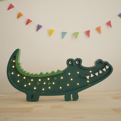 LAMPE KROKODIL MILITÄRGRÜN