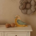 MINI LAMPE VOGEL Khaki Helles Senfgelb