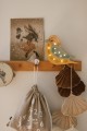 MINI LAMPE VOGEL Khaki Helles Senfgelb