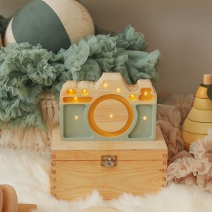 LITTLE LIGHTS - LAMPE FOTOAPPARAT KHAKI HELLES SENFGELB