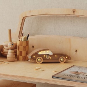 LITTLE LIGHTS - MINI LAMPE RENNWAGEN CAPUCCINO