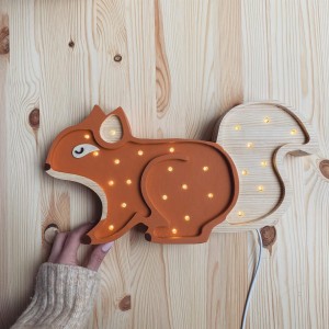 LITTLE LIGHTS - LAMPE EICHHÖRNCHEN INGWERHOLZ