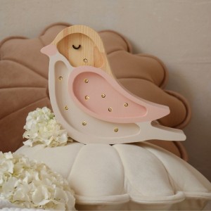 LITTLE LIGHTS - MINI LAMPE VOGEL ERDBEERCREME  