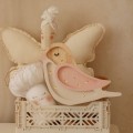 MINI LAMPE VOGEL Erdbeercreme