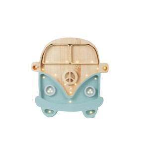 LITTLE LIGHTS - LAMPE VAN HOLZ RETROBLAU