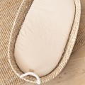 MUSSELIN WAGEN/MOSES-KORB SANDBEIGE