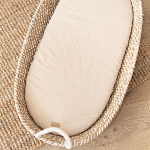 MUSSELIN WAGEN/MOSES-KORB SANDBEIGE