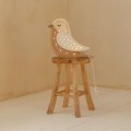 LAMPE VOGEL KAFFEE HOLZ
