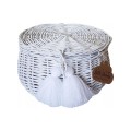 Weidenschatulle WEISS