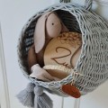 Wandkorb aus Weide