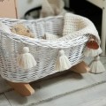 Weidenwiege für Puppen