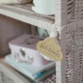 Korbschrank mit Türen rosa
