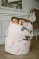 KINDER POUF BINI ORIGINAL GRAU