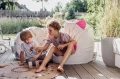 KINDER POUF BINI ORIGINAL ROSA