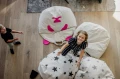KINDER POUF BINI ORIGINAL ROSA
